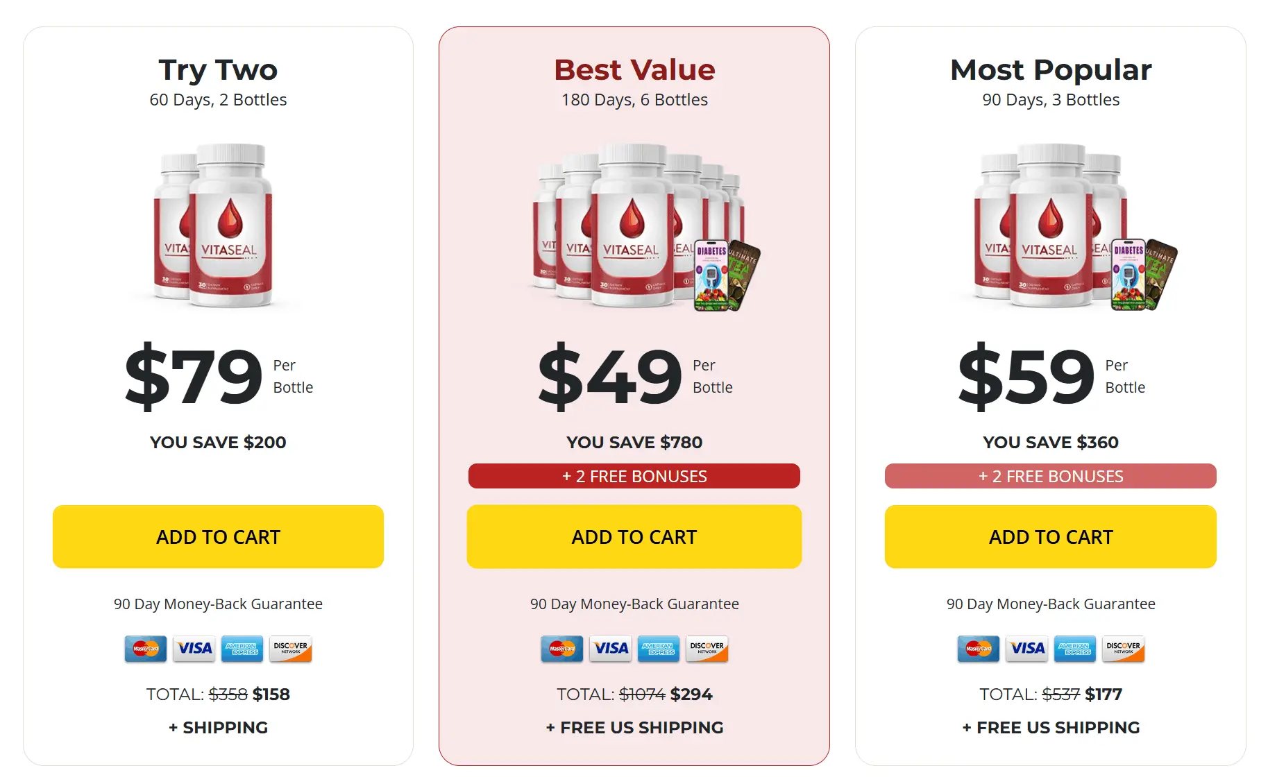 Vita Seal Pricing